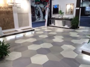 Daltile bee hive tile work